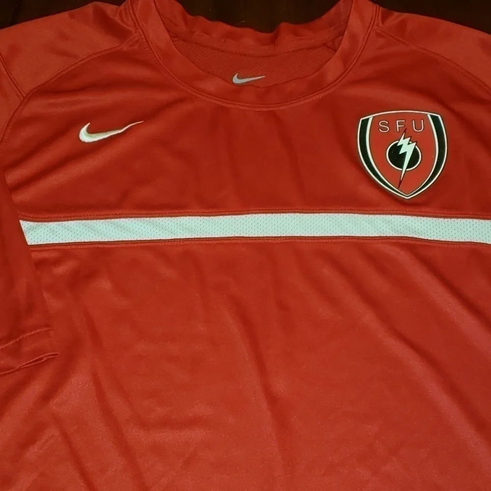 NIKE Dry-Fit SFU JerseyTee XL Red & White EUC